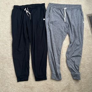 Vuori women’s joggers (selling as a pair) size large